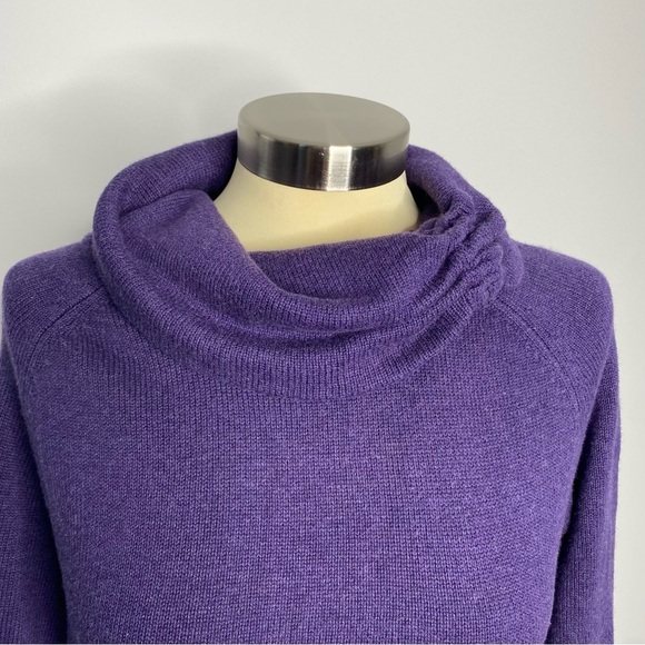 Athleta 'All I Want' Purple Cowl Sweater Tunic - Picture 2 of 11